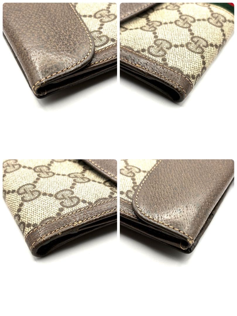 グッチ オールド 長財布 シェリーライン GG スプリーム インターロッキング