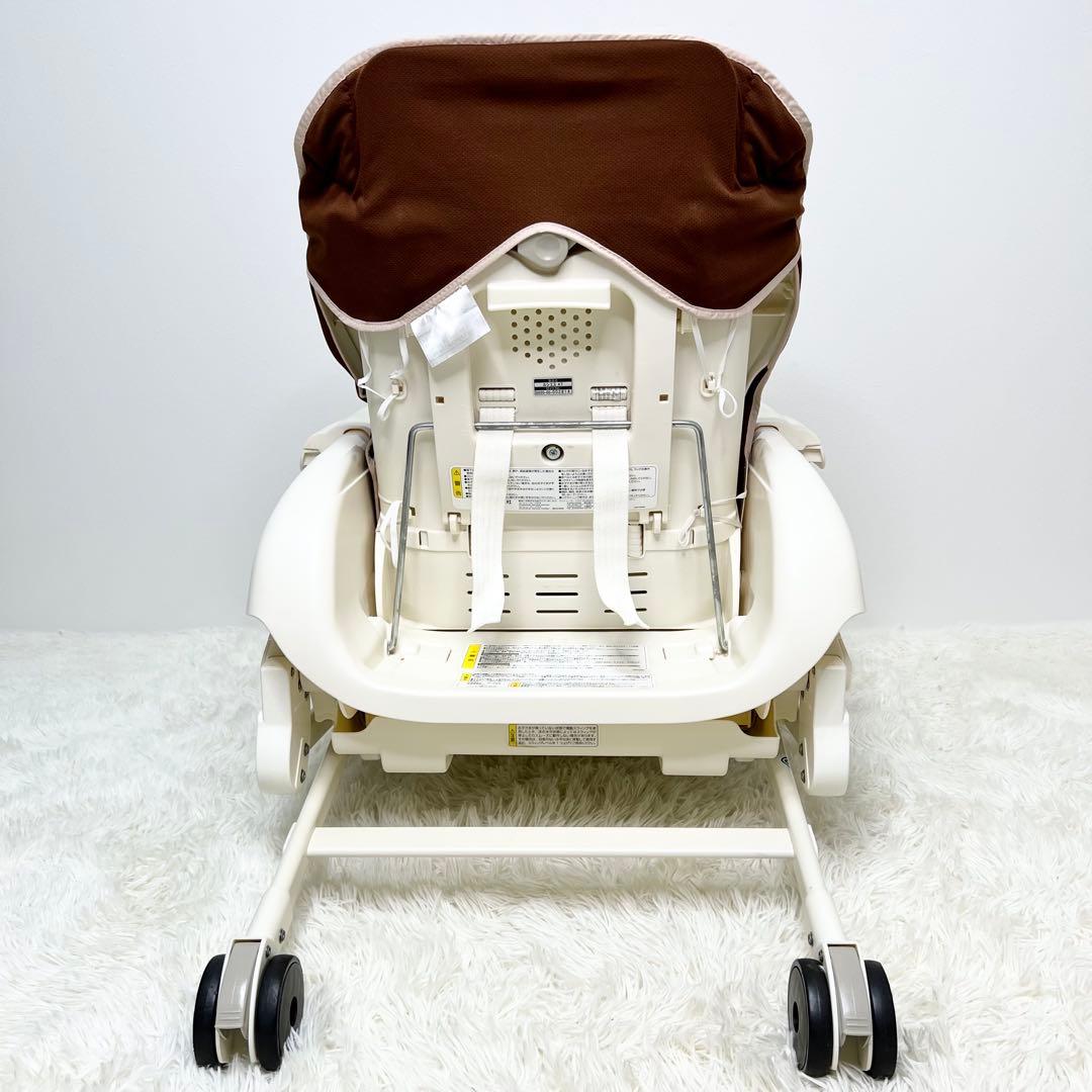 美品 Combi ルシエスAT 電動 ハイローチェア バウンサー ゆりかご