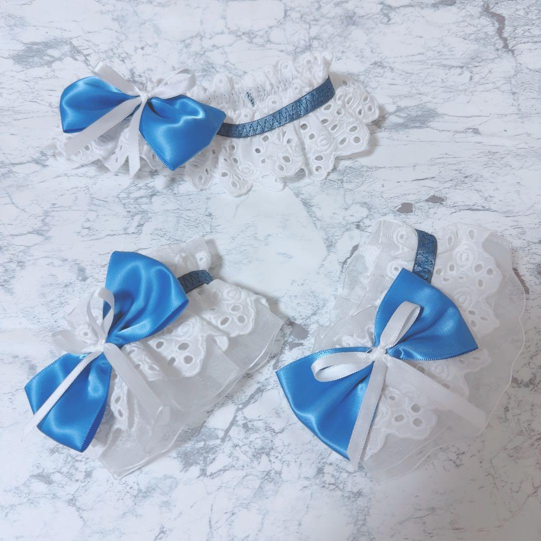 コスプレ Malymoon パフスリーブデニムドールメイド