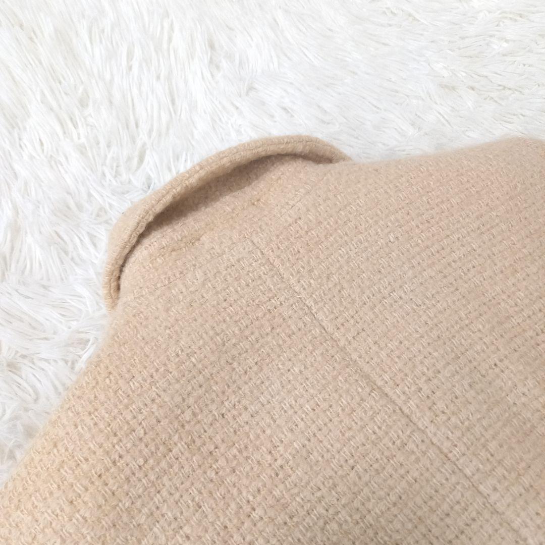 ●良品●　BURBERRY LONDON　モヘヤ　ノバチェック　ジャケットコート