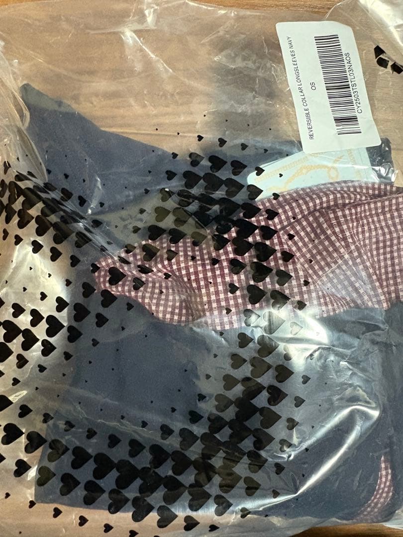 COYSEIO パッチワークチェック柄ポロシャツ