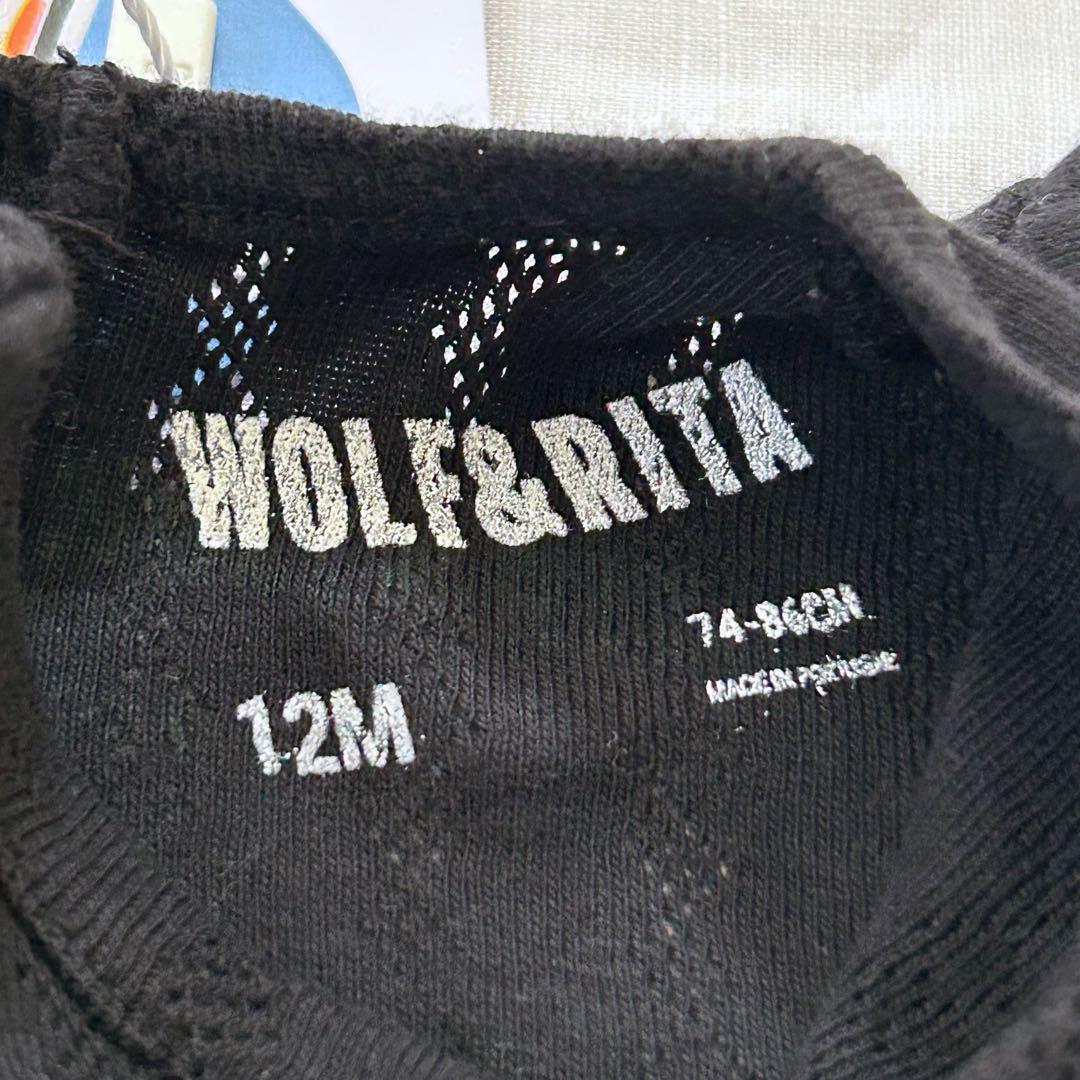 WOLF & RITA フリル襟の花柄ロンパースセットアップ　 74