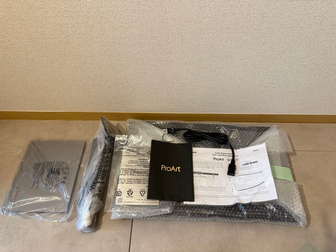 ディスプレイモニター27型ASUS ProArt PA279CV-Jスタンド付き