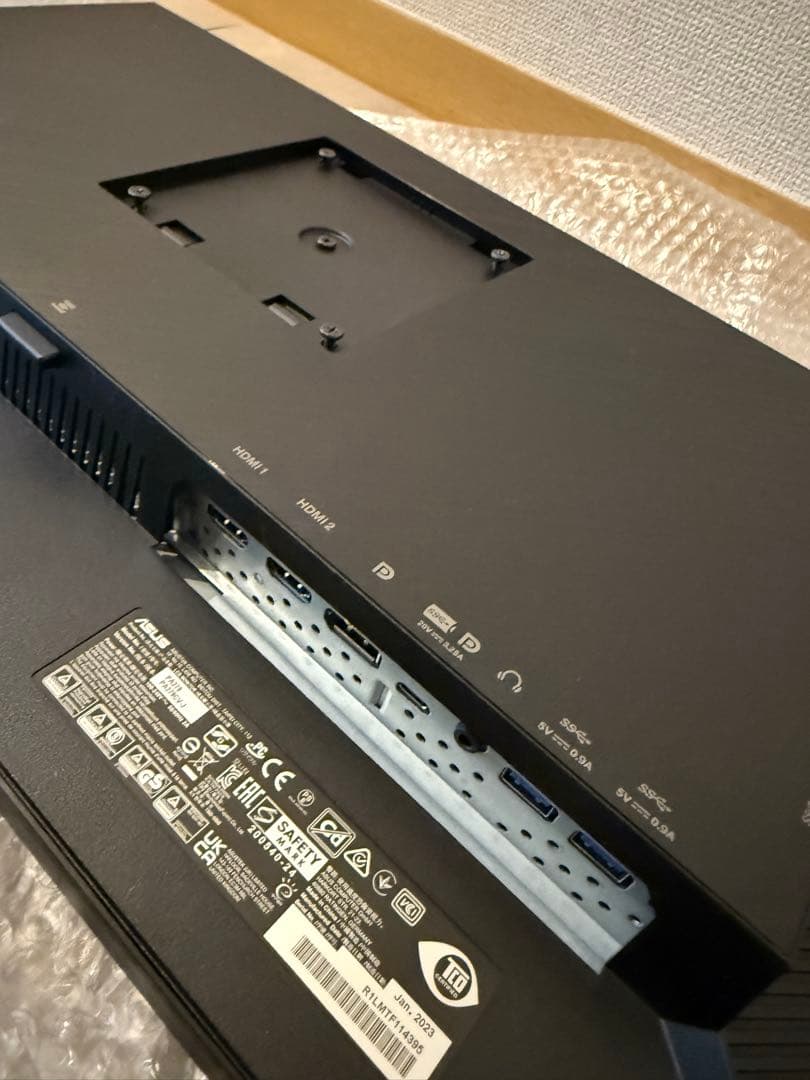 ディスプレイモニター27型ASUS ProArt PA279CV-Jスタンド付き