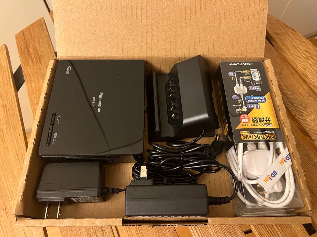 Panasonic 防水ポータブルテレビ　B-CASカード付