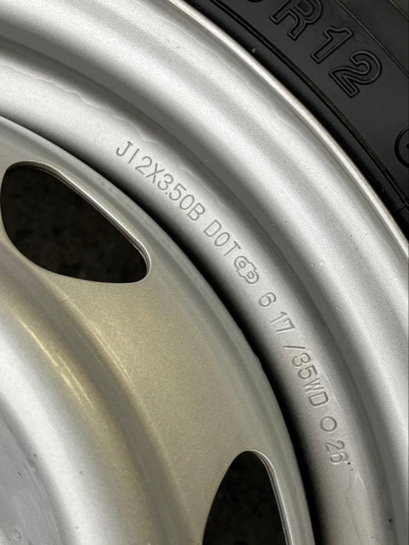 2本② 145/80R12 スタッドレスホイールセット