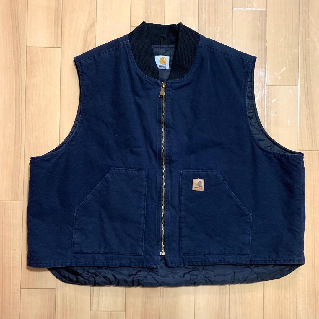 Carhartt ダック ベスト メキシコ製 キルティング Mexico