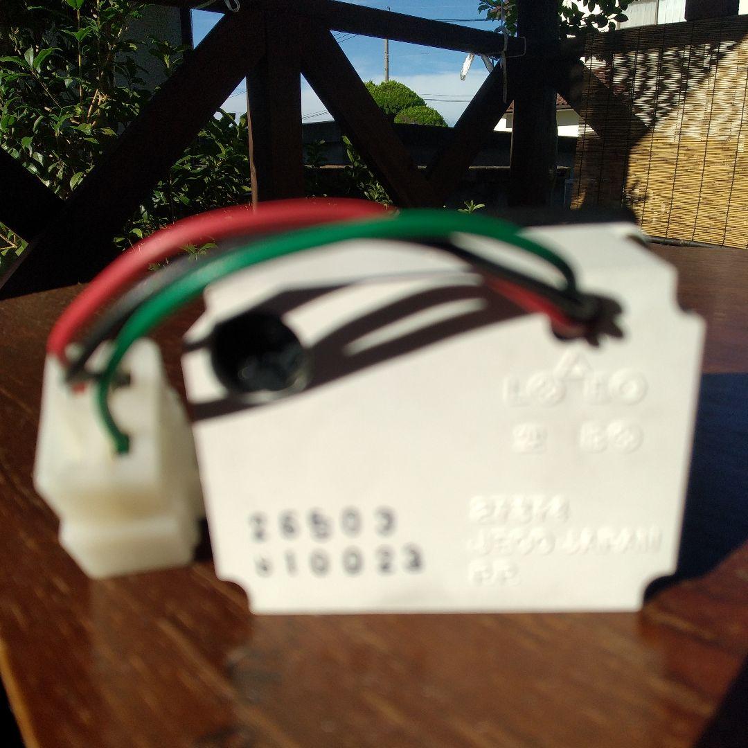 ジムニー11-22純正アナログJVC 時計 DC12V プラグ式 黒