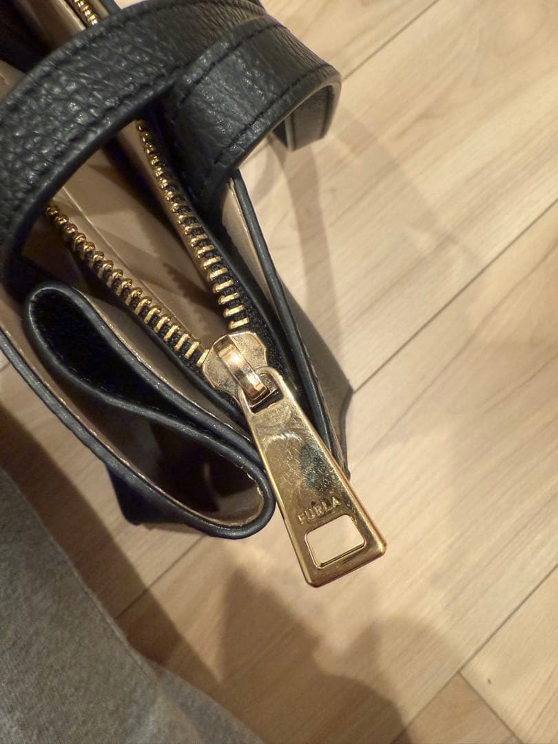 フルラ ソフィア トートバッグ NERO ブラック グレインカーフスキン