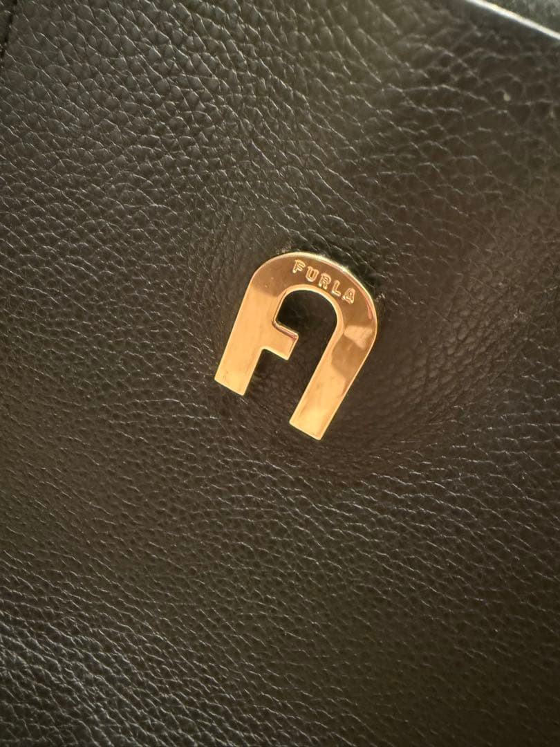 フルラ ソフィア トートバッグ NERO ブラック グレインカーフスキン