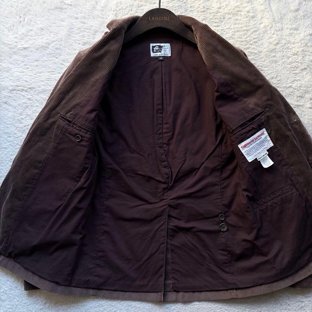 極美品✨エンジニアードガーメンツ スーツ スリーピース コーデュロイ ブラウン系