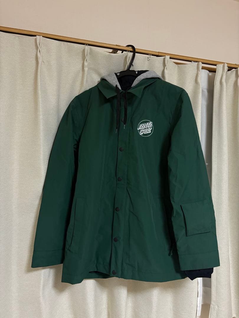 SANTA CRUZ スノーボードウェア グリーンジャケット
