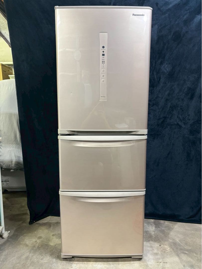Panasonic 冷蔵庫 NR-C341CL-N 335L 3ドア 左開き
