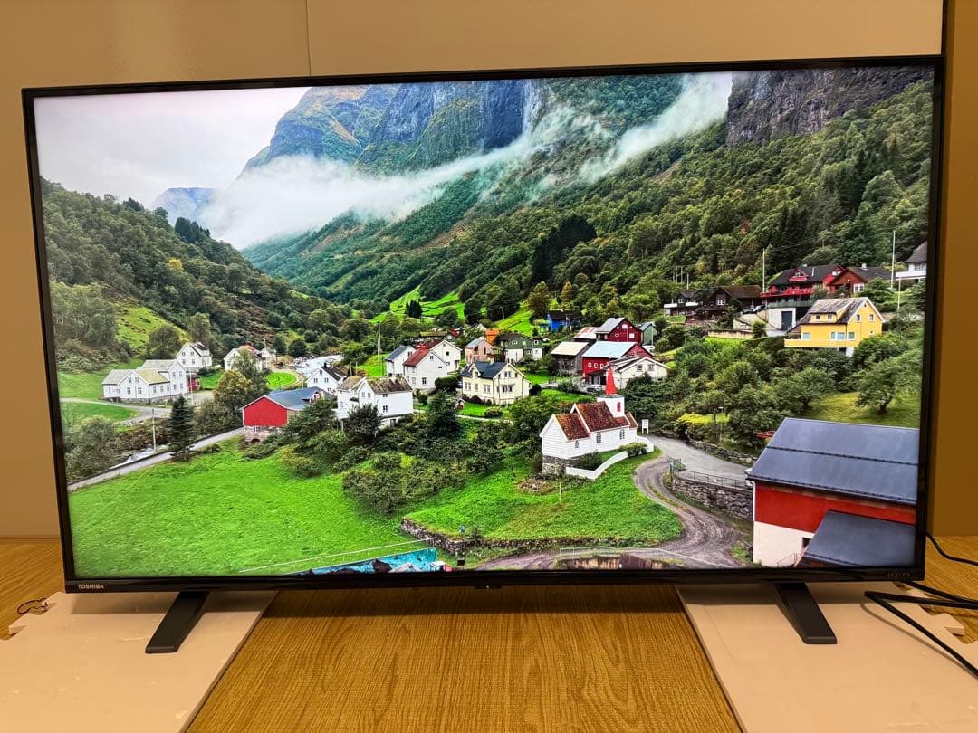 美品東芝REGZA 43C350X 43型2022年製⭕️上地BS/CS動画テレビ