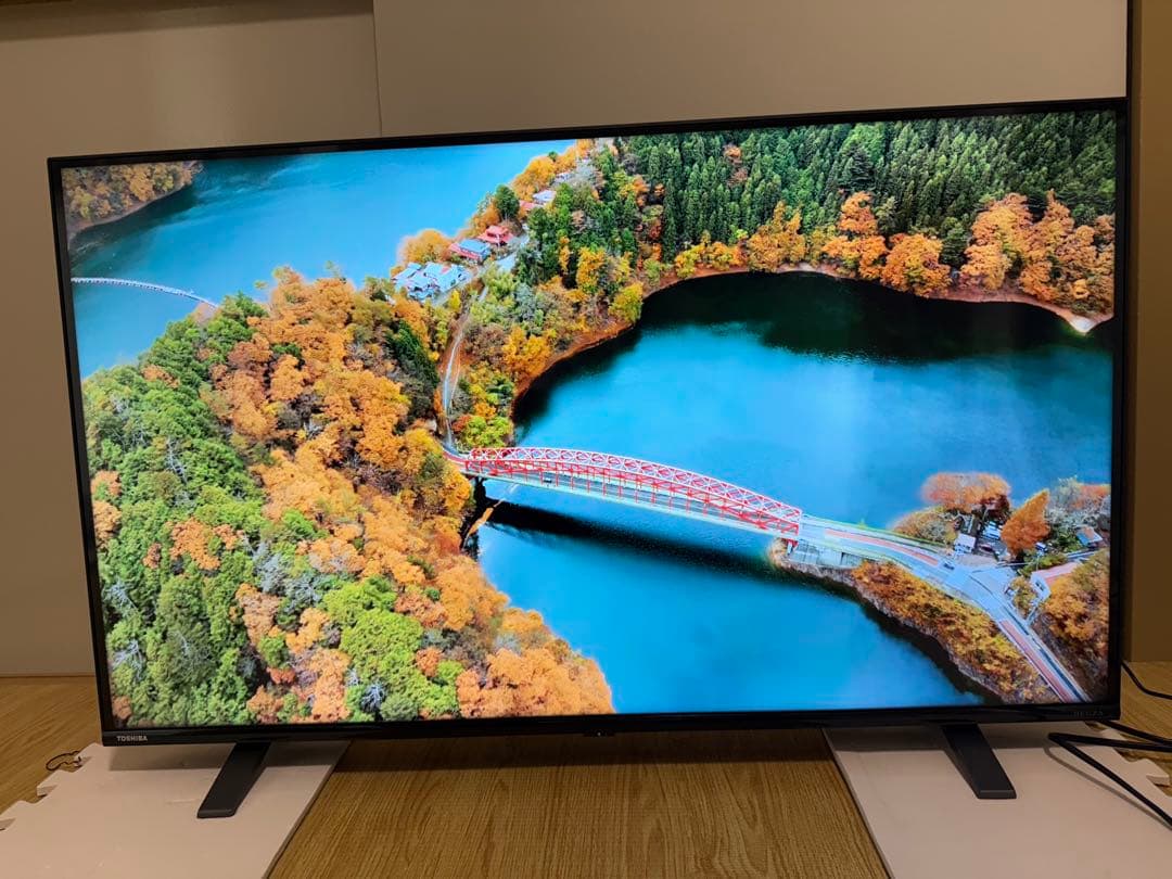 美品東芝REGZA 43C350X 43型2022年製⭕️上地BS/CS動画テレビ