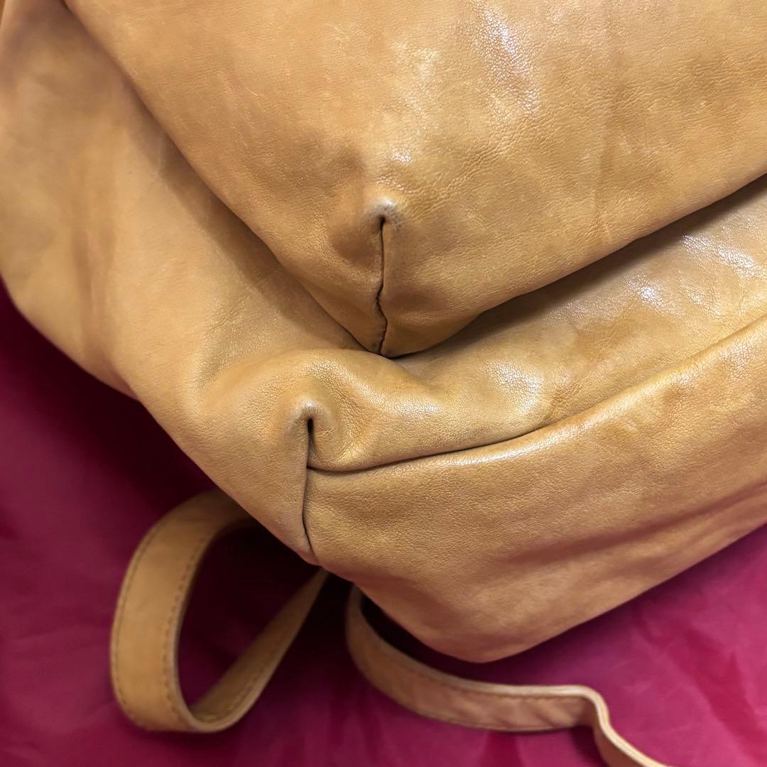 希少！SAINT LAURENT☆キャメルレザーバッグパック