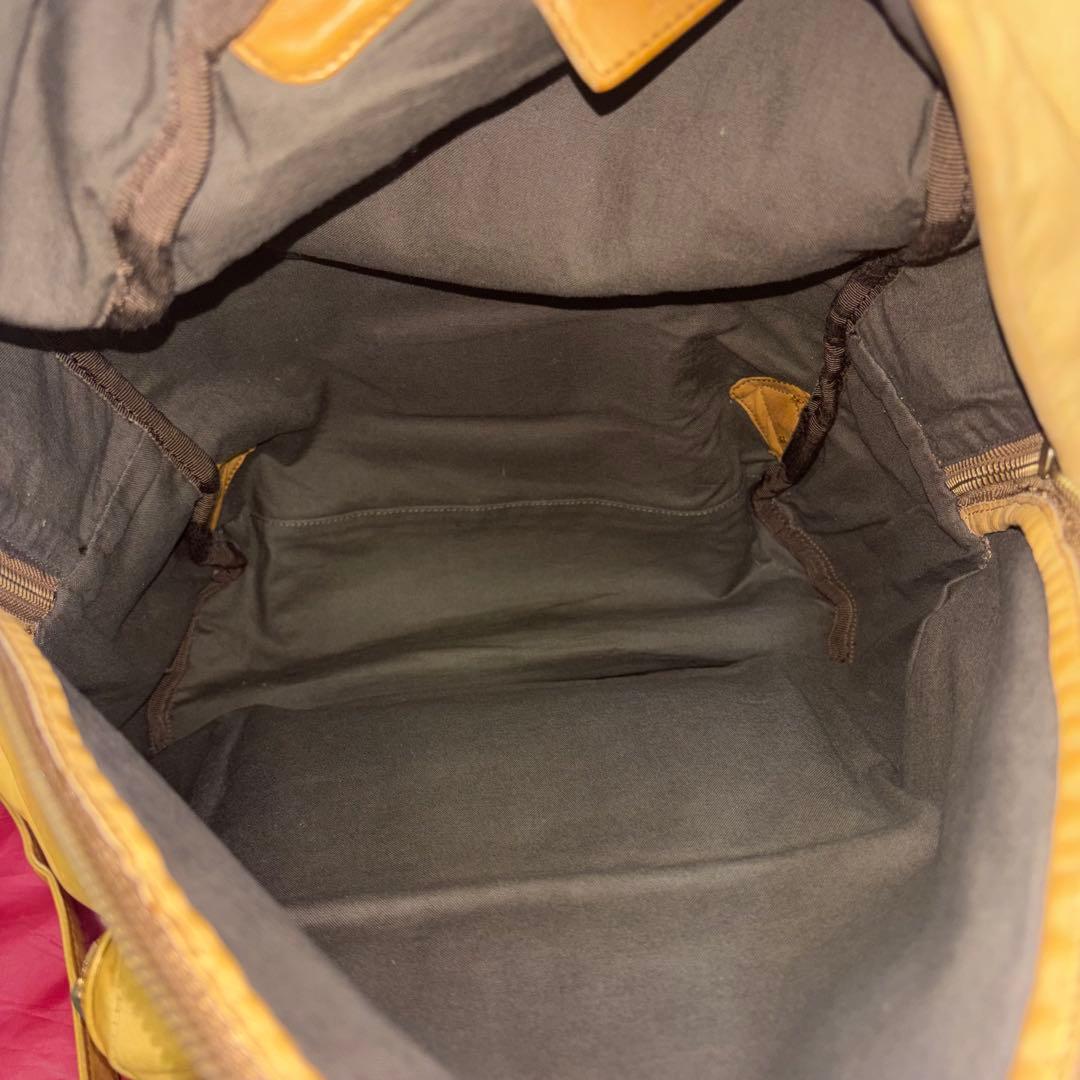 希少！SAINT LAURENT☆キャメルレザーバッグパック