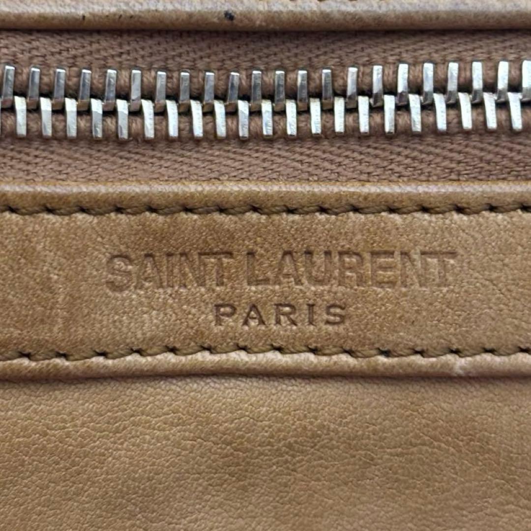 希少！SAINT LAURENT☆キャメルレザーバッグパック