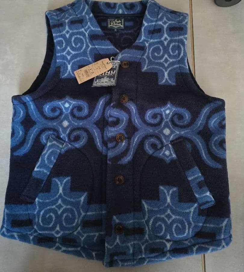 【新品未使用品】45thアイヌブランケットベスト【SP-105】