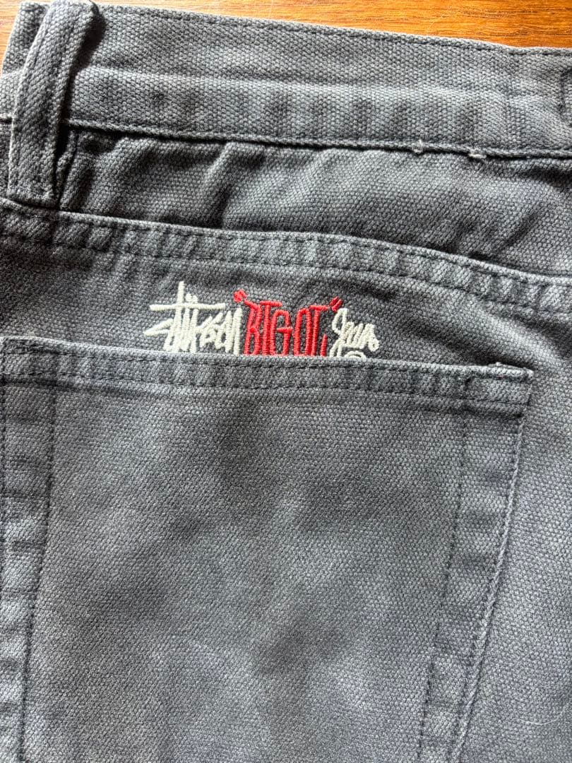 STUSSY BIG OL' JEAN WASHED CANVAS サイズ30