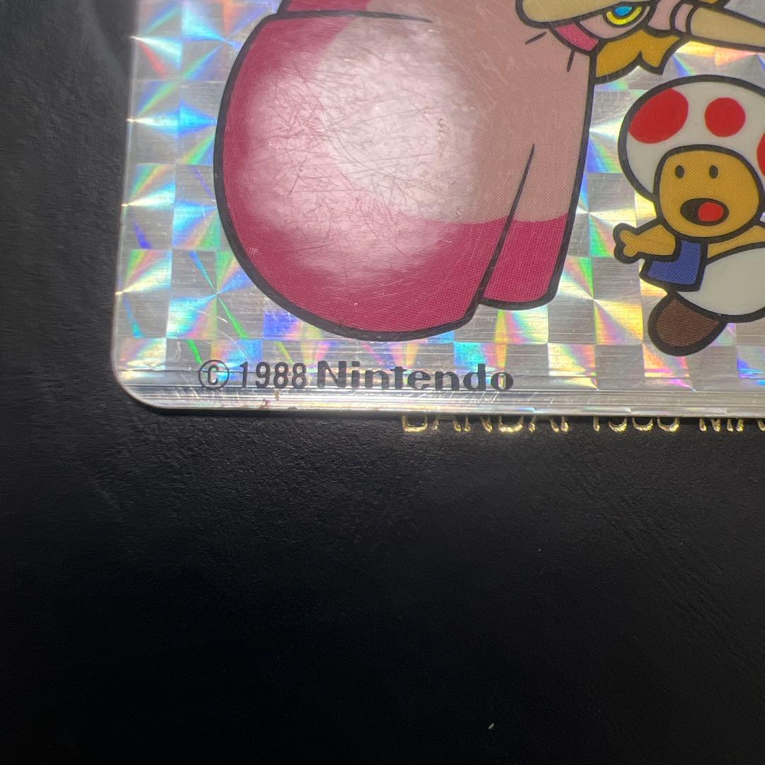 スーパーマリオブラザーズ3 ルイージとピーチ姫　エラーカード　1988年製