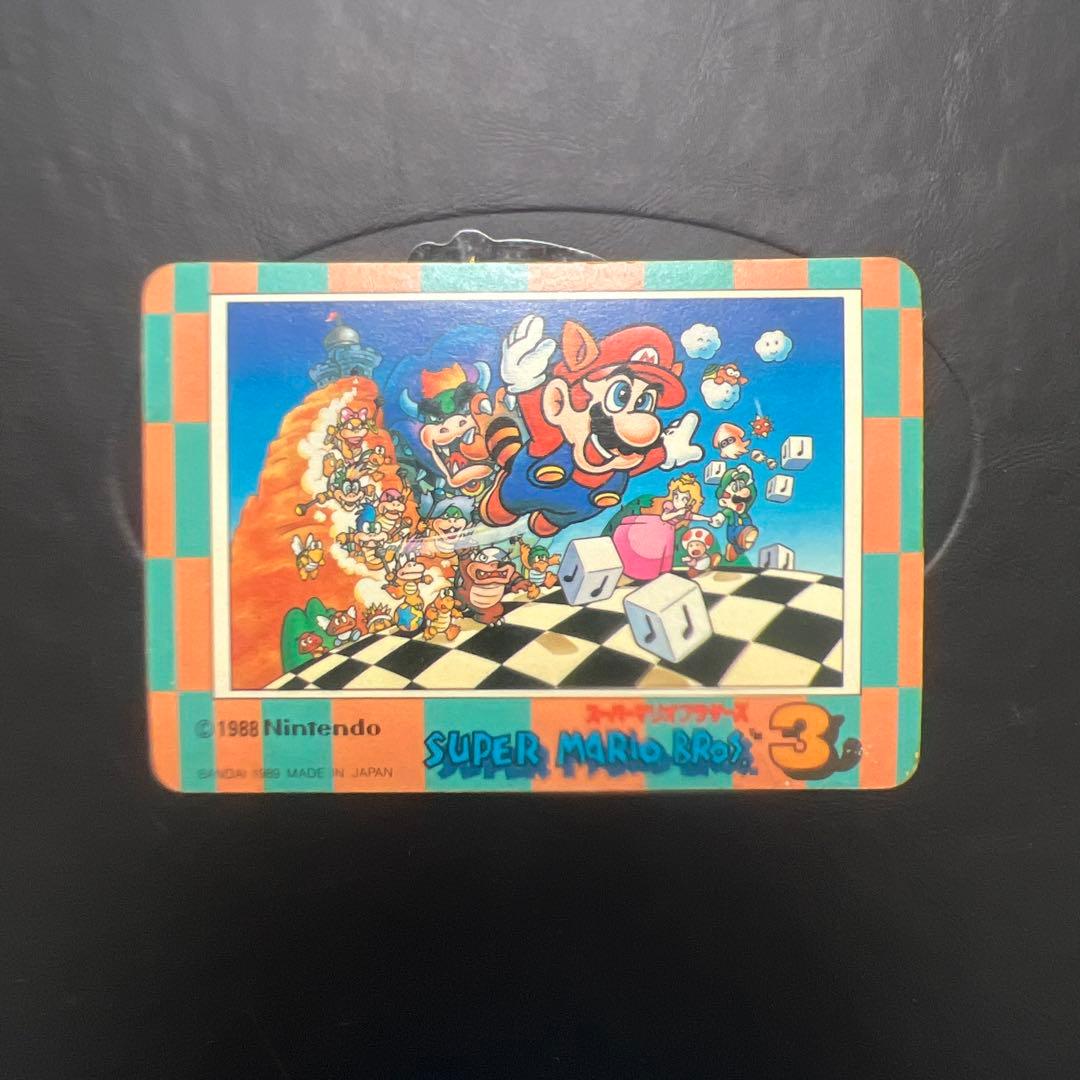 スーパーマリオブラザーズ3 ルイージとピーチ姫　エラーカード　1988年製