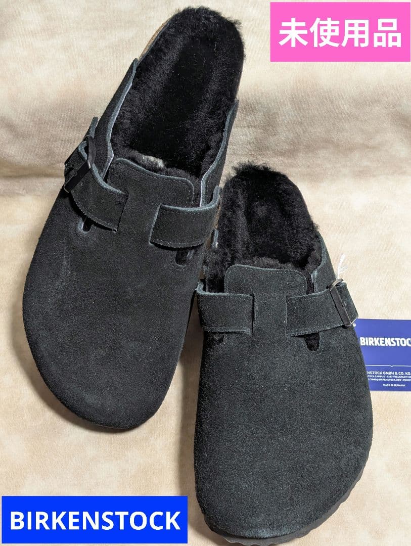 【未使用品】BIRKENSTOCK ボストンファー
