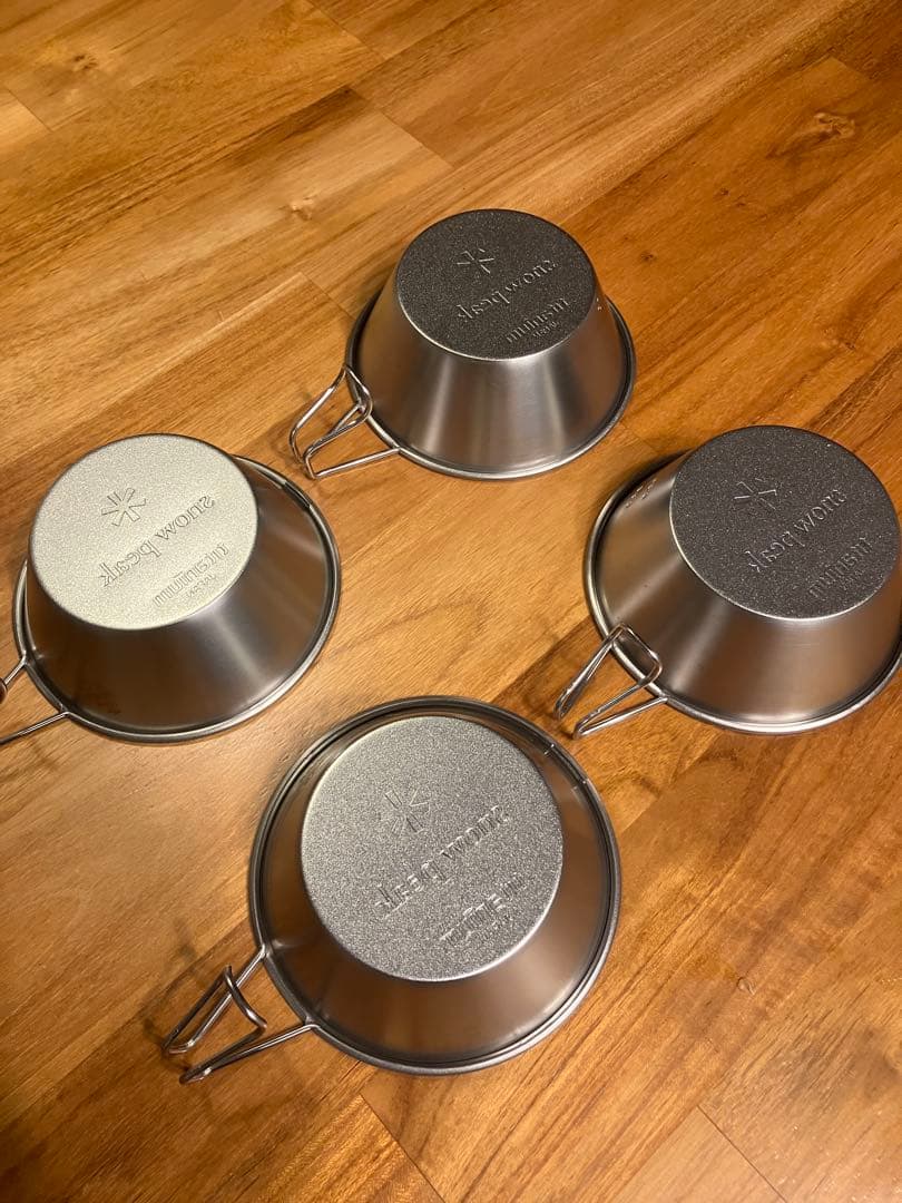 【超美品】スノーピーク（チタンマグ300/シェラカップ/テーブルウェアボウルL）