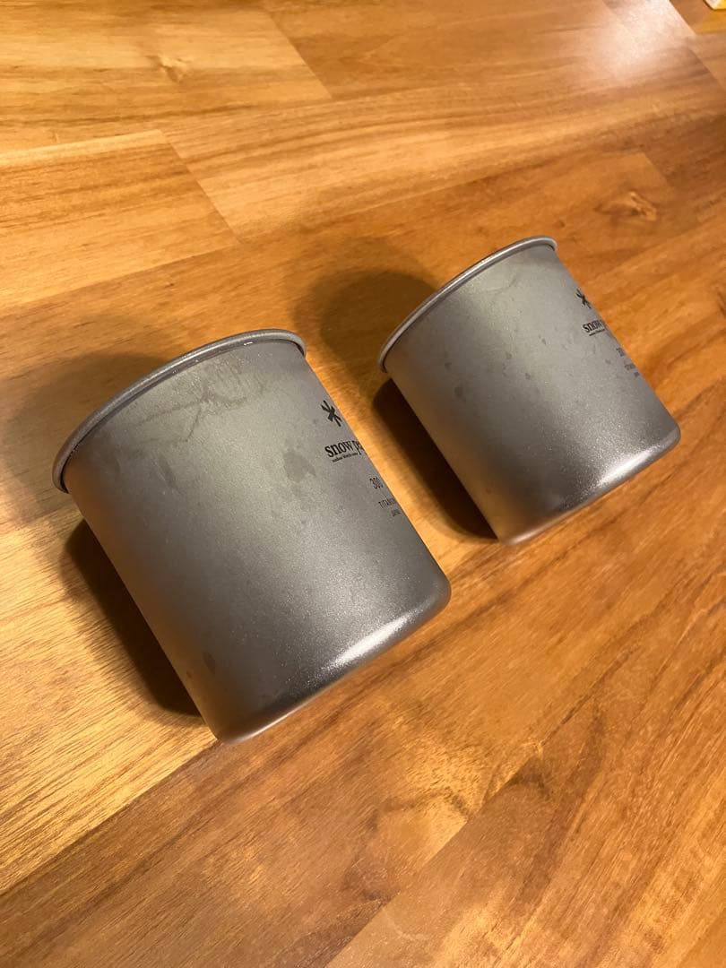 【超美品】スノーピーク（チタンマグ300/シェラカップ/テーブルウェアボウルL）