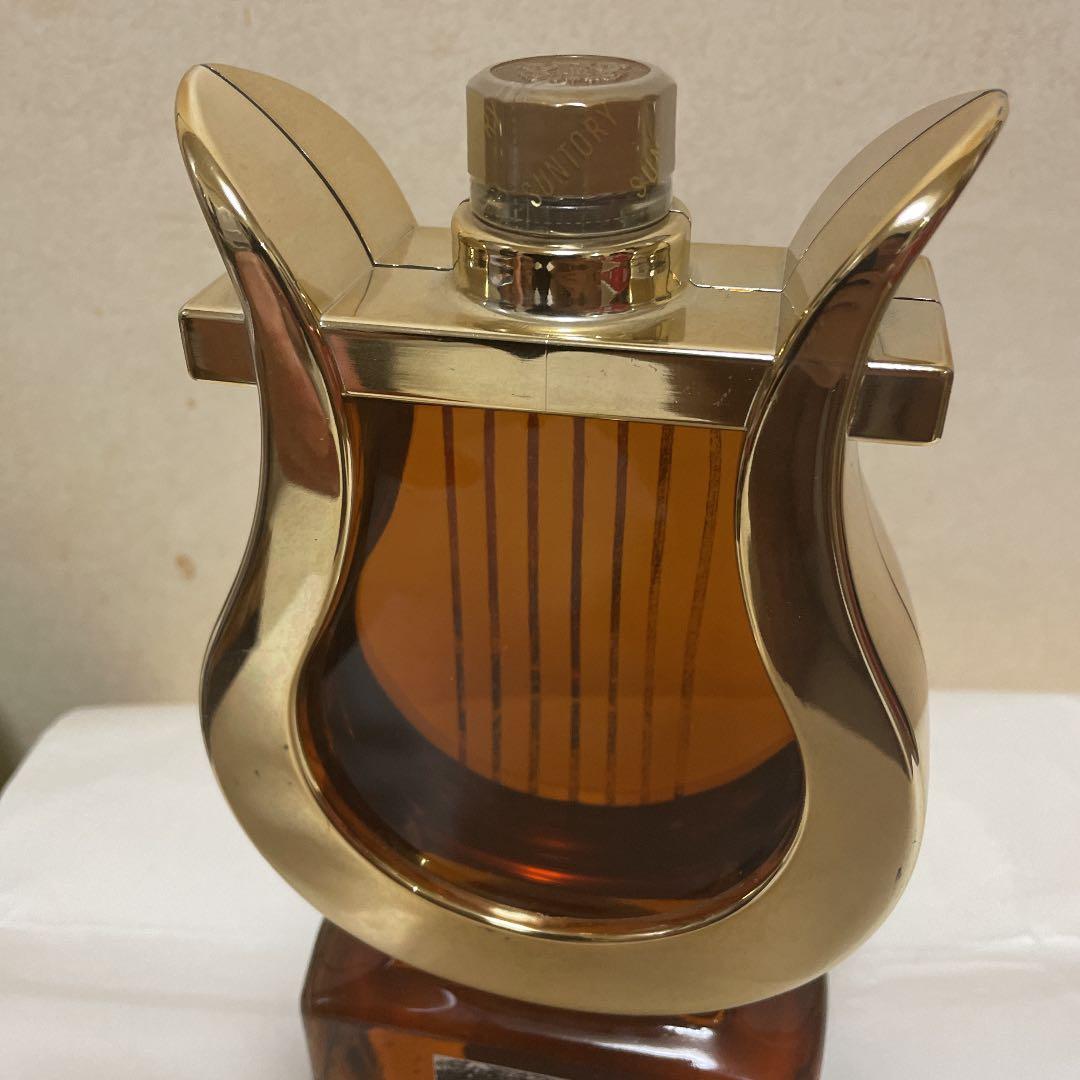希少サントリー ウイスキースペシャルリザーブ楽器ボトルハープ特級古酒 ローヤル