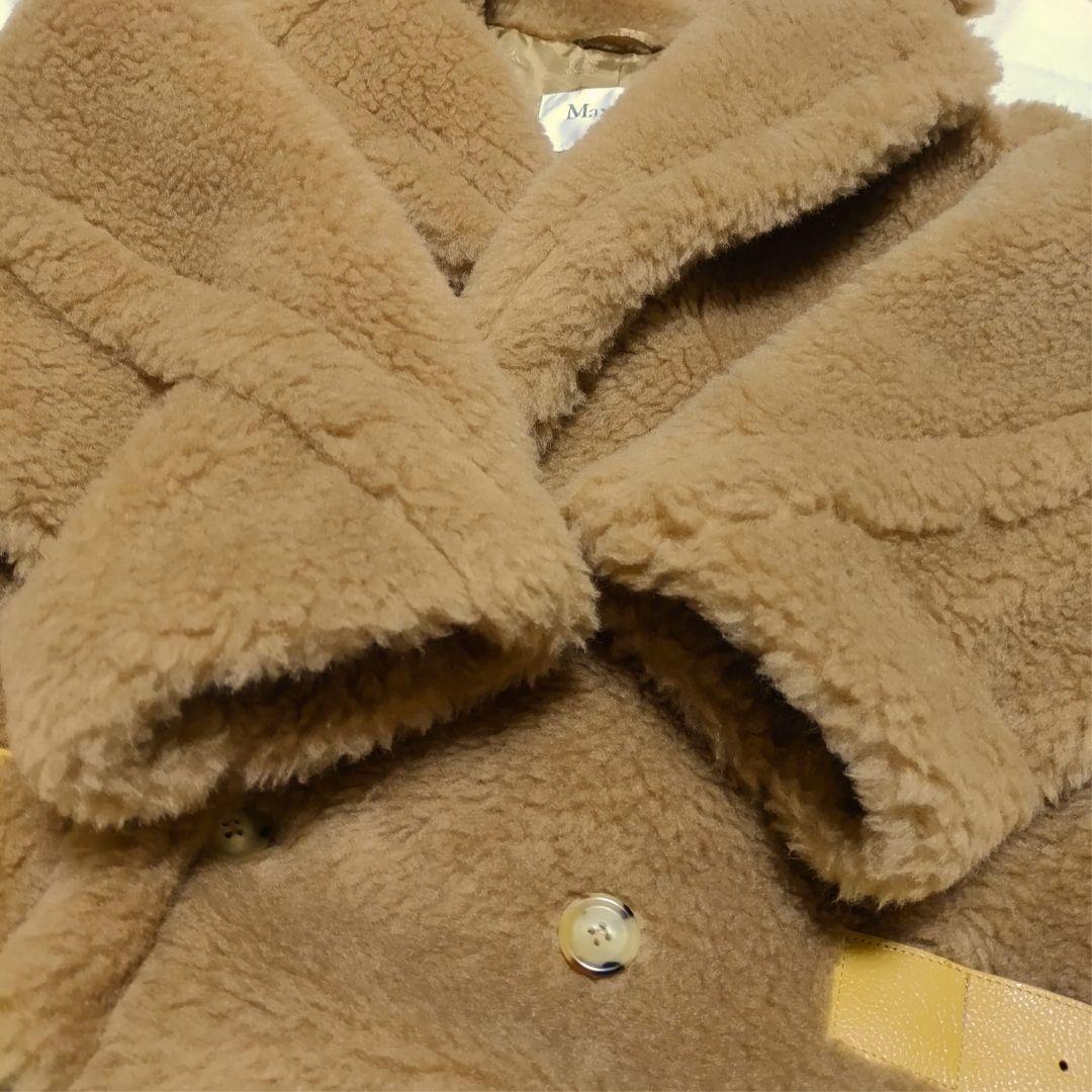 Max Mara テディベア バイカージャケット ボアコート タグ欠品