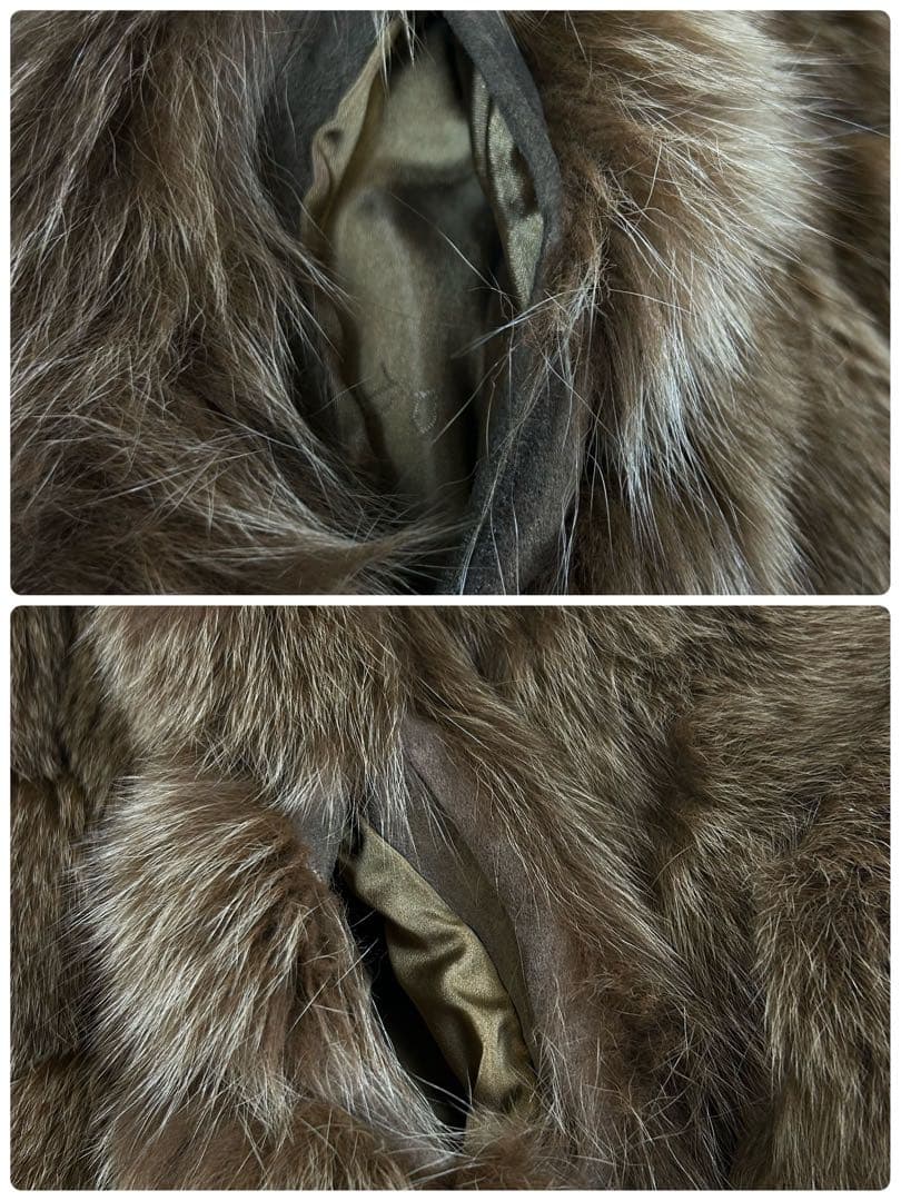 【最高級金タグ】SAGA SELECTED FOX 毛皮コート W仕様 日本製