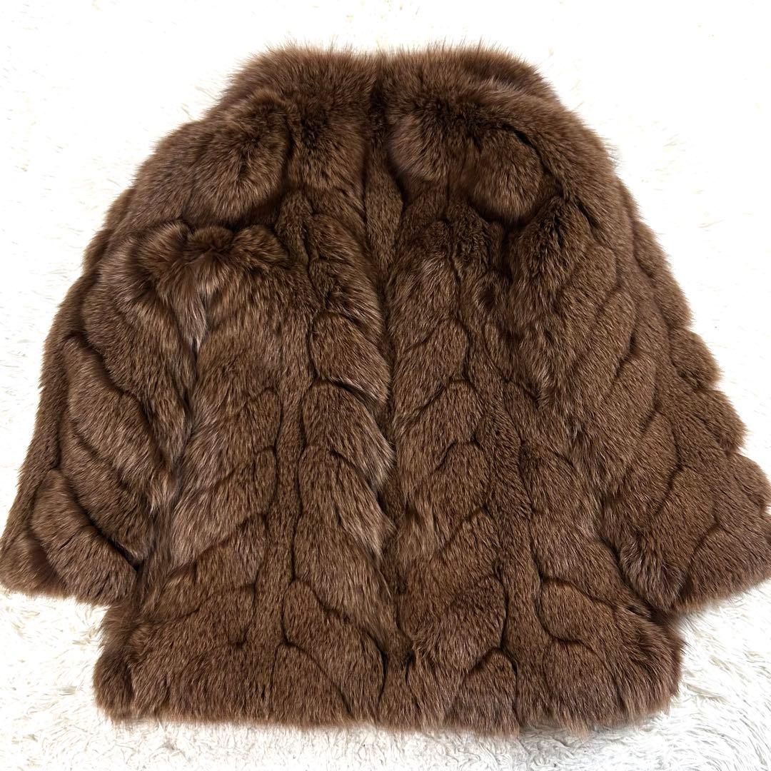 【最高級金タグ】SAGA SELECTED FOX 毛皮コート W仕様 日本製