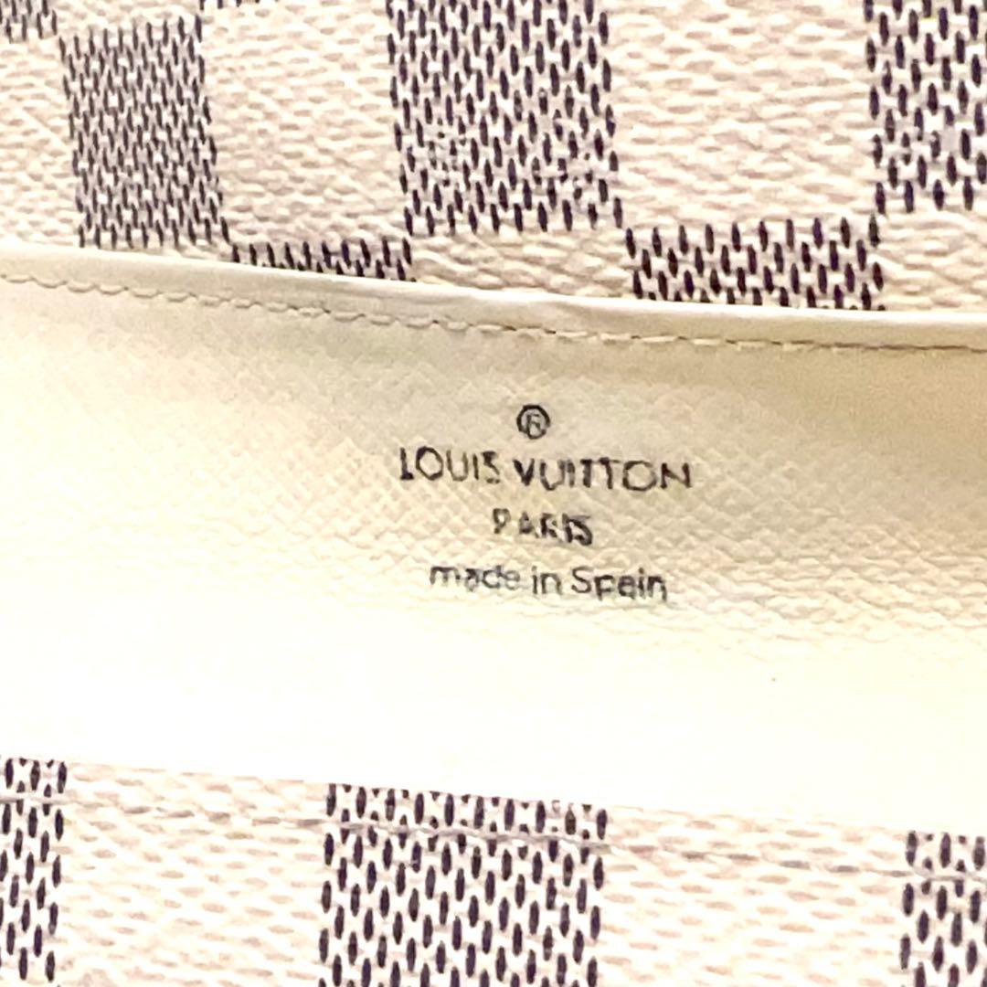 ルイヴィトン ポルトフォイユ エミリー ダミエ アズール 長財布 N63021