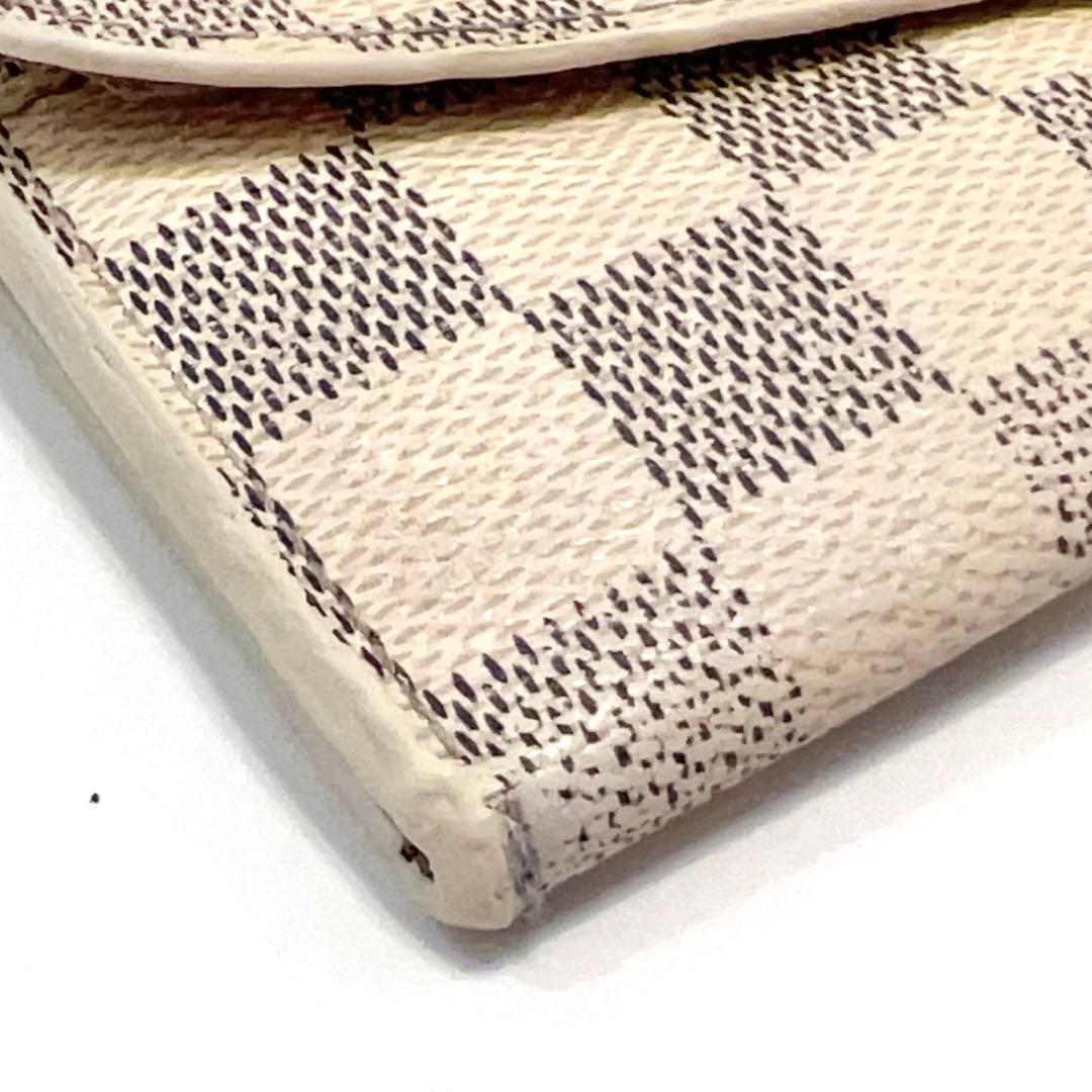 ルイヴィトン ポルトフォイユ エミリー ダミエ アズール 長財布 N63021