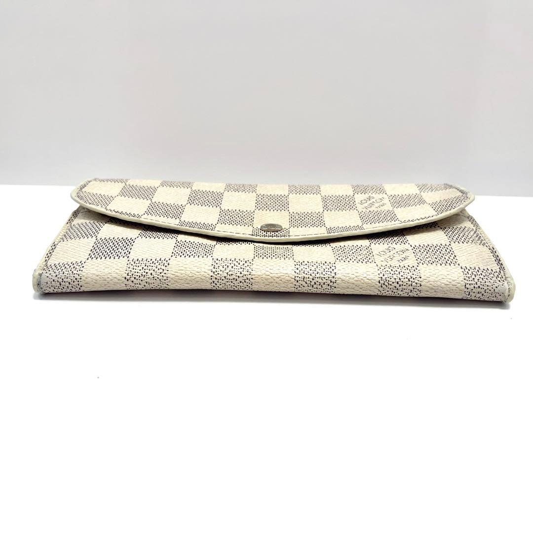 ルイヴィトン ポルトフォイユ エミリー ダミエ アズール 長財布 N63021