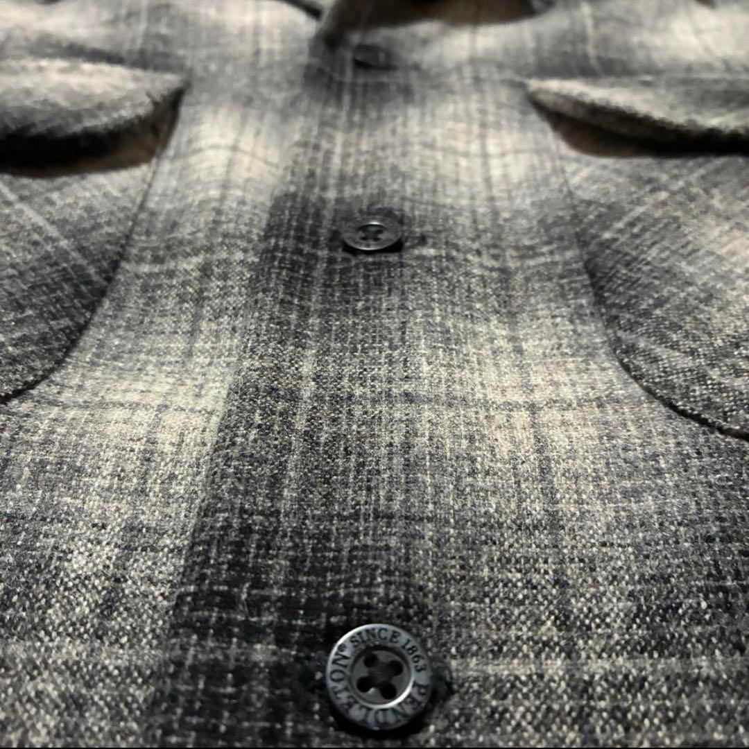 PENDLETON ペンドルトン ボードシャツ オンブレ ブラック サイズS