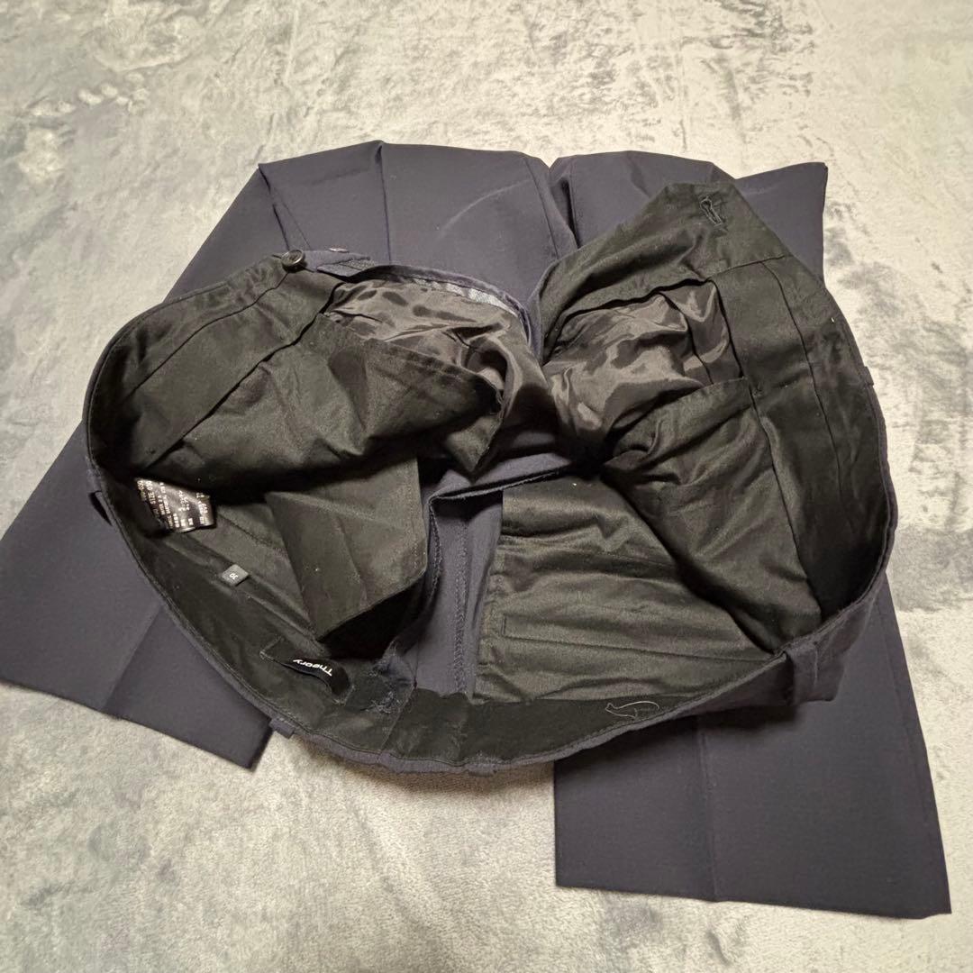 【極美品】Theory セットアップ ボックスタグ 近年モデル ネイビー M