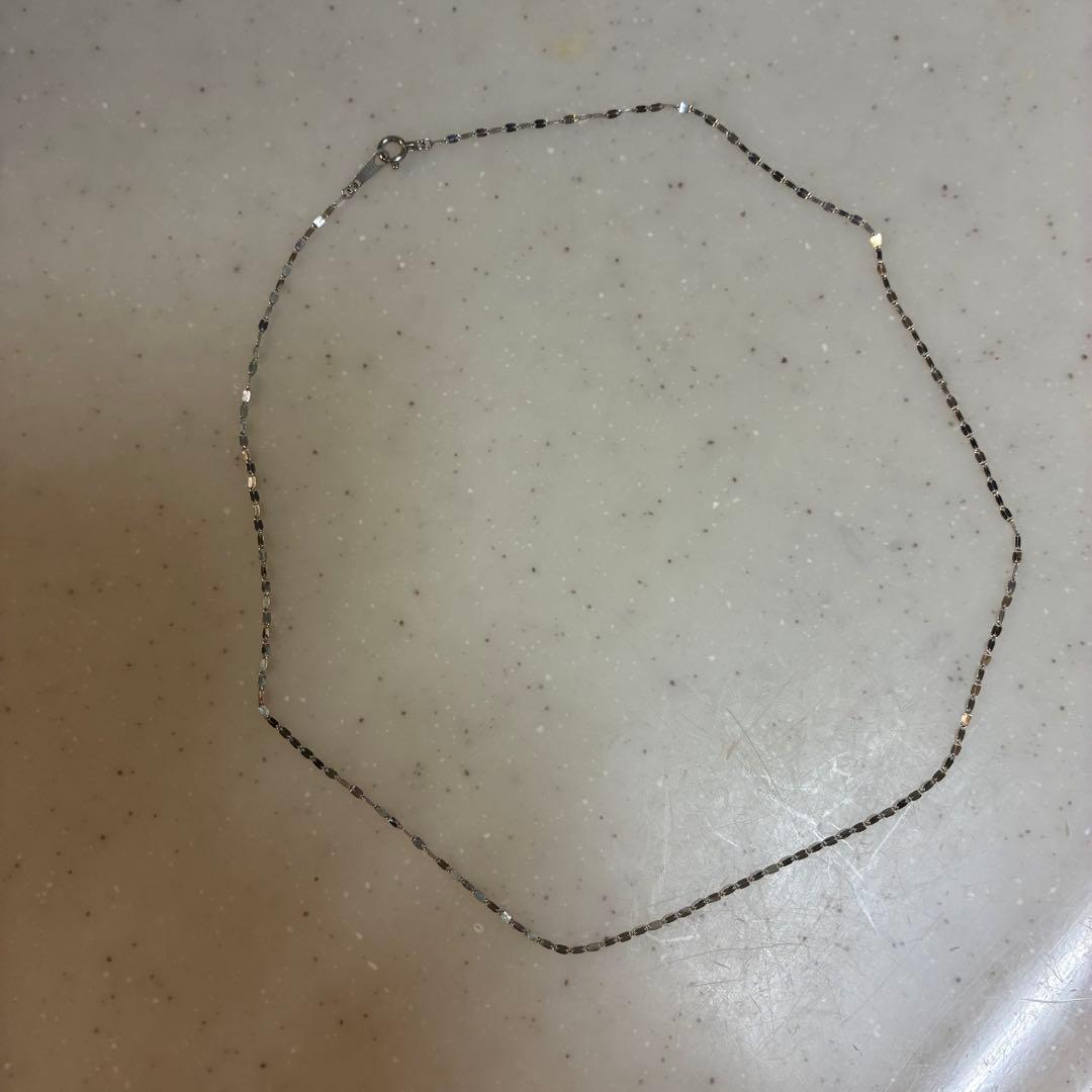 TSUTSUMI ツツミ プラチナネックレス ペタルチェーン 40cm正規品♡