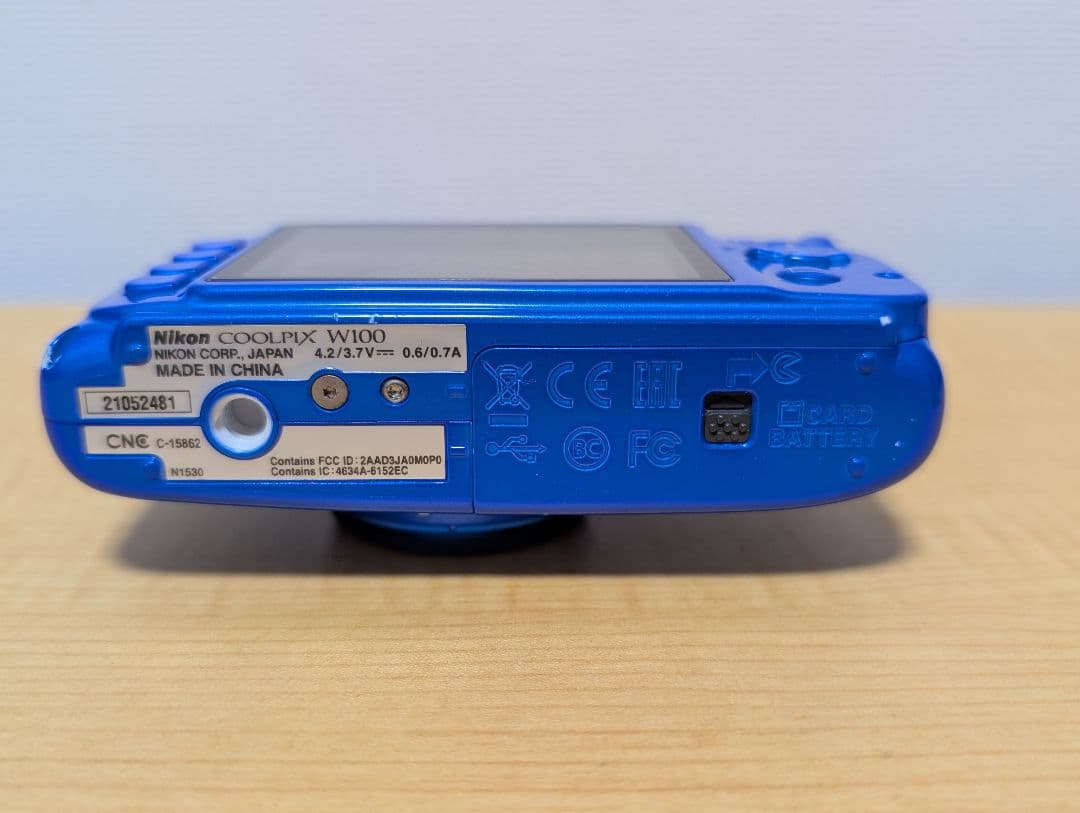 Nikon coolpix 防水デジタルカメラ W100 ブルー