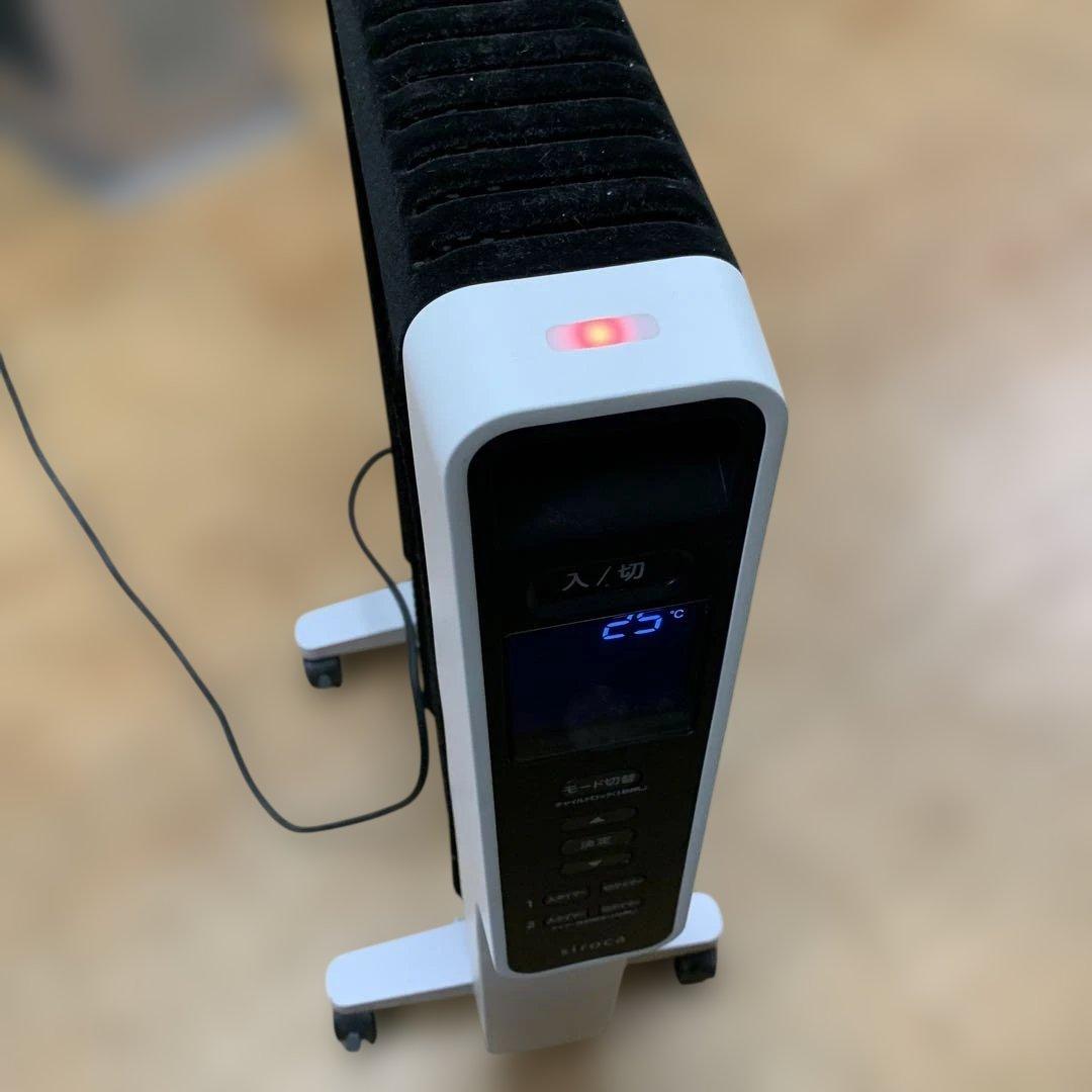 siroca 電気ヒーター2022年製SN-M351スタンド型 リモコン付き1台