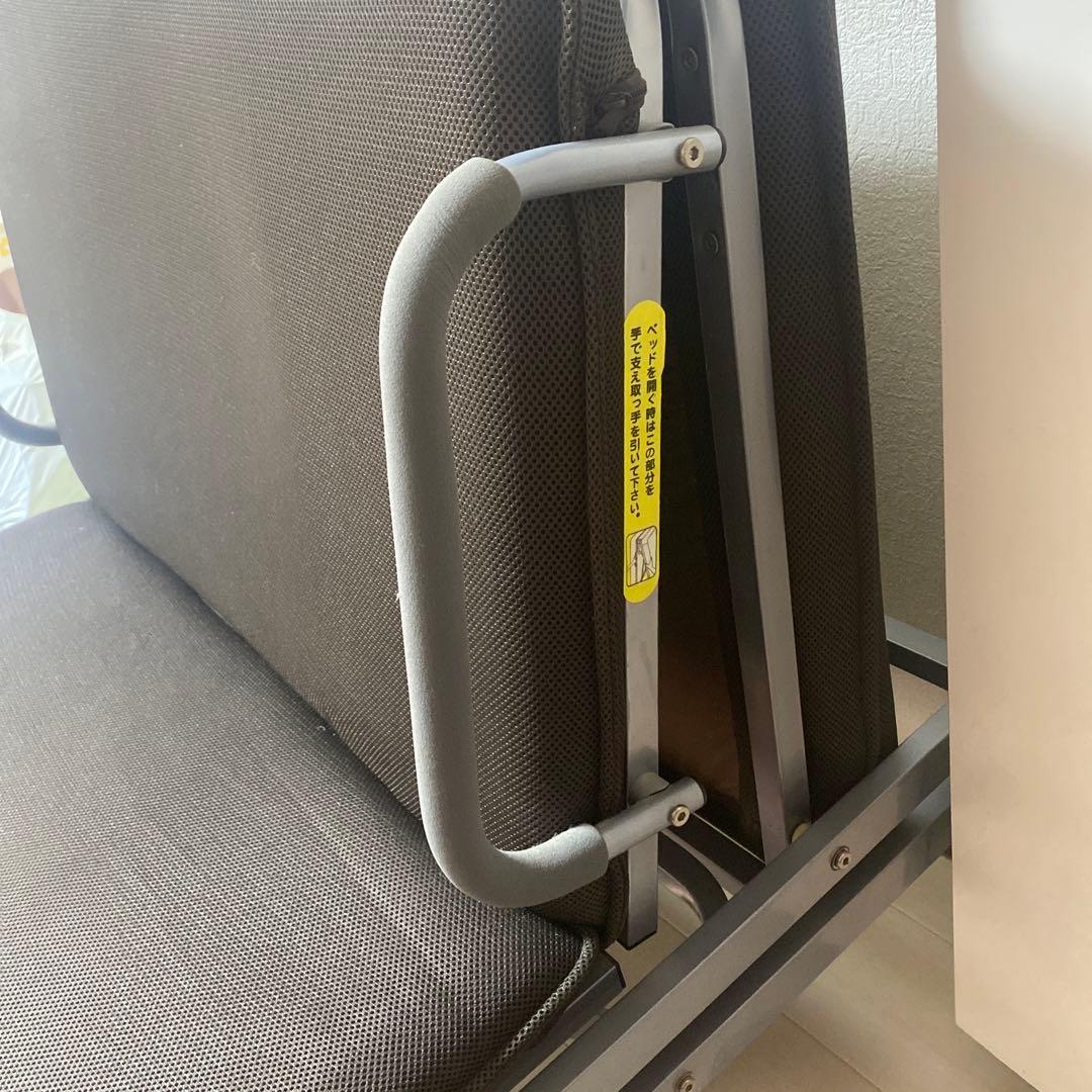 【極美品】ニトリ 折り畳みベッド シングル ソファ