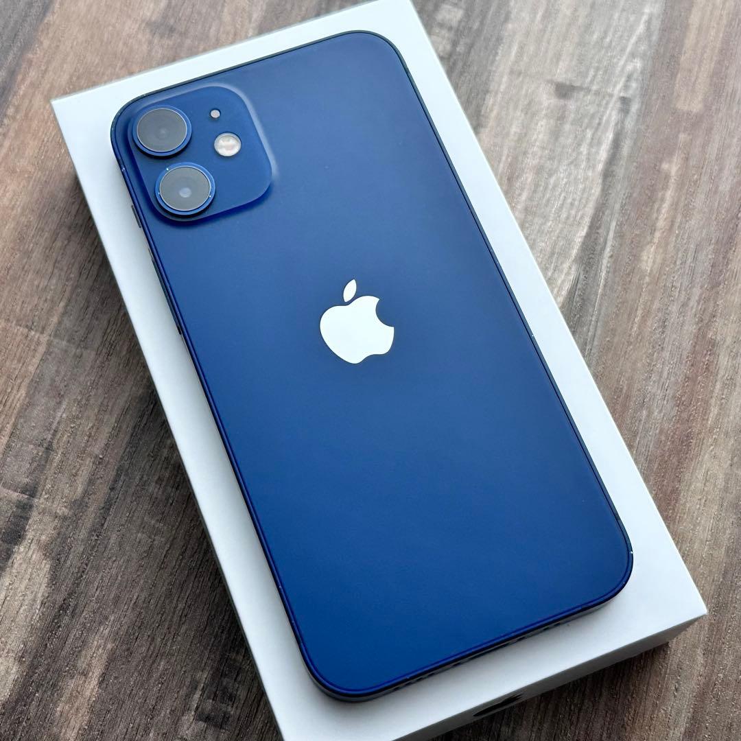 【良品◎】iPhone12mini 本体 Blue 128GB SIMフリー