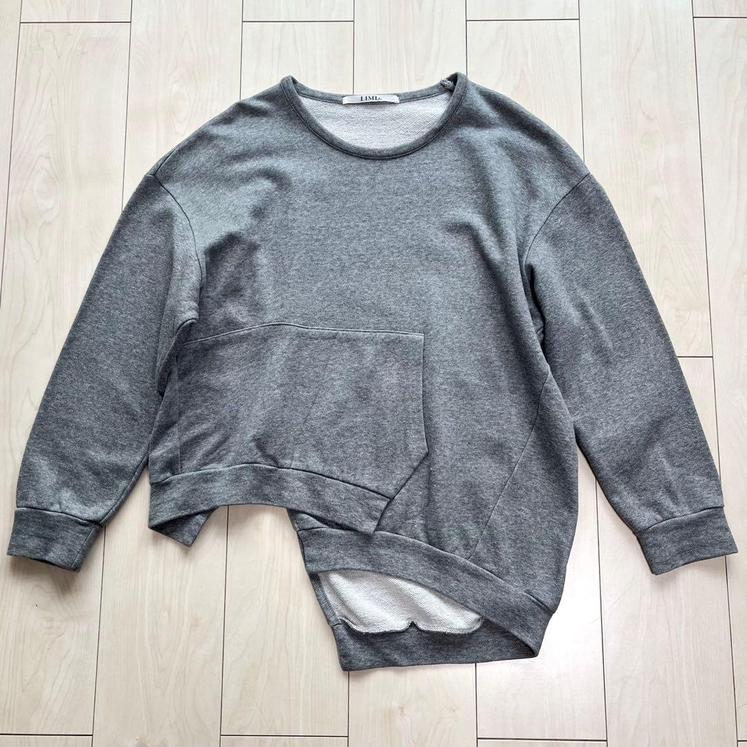 LIMI feu リミフゥ ヨウジヤマモト 変形 スウェット トレーナー