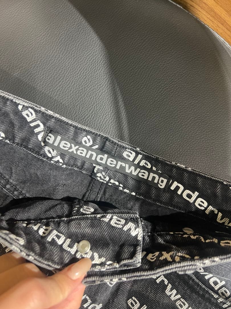 Alexander Wang アレキサンダーワン デニムショートパンツ ブラック