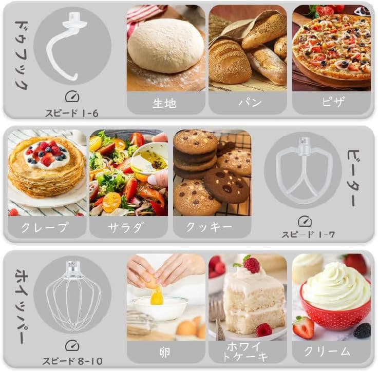 コンパクトミキサー 3.5L ステンレスボウル付き