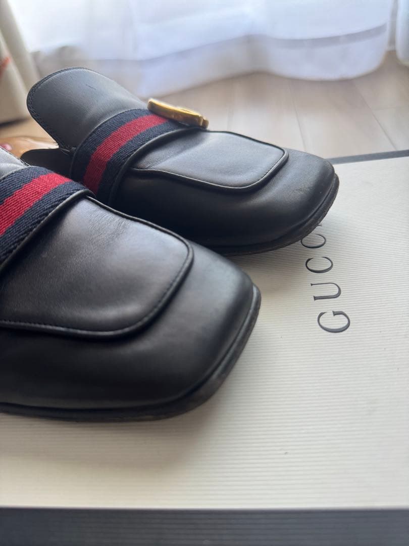 GUCCI マーモント　レディース　ミュール スリッパ　サイズ38