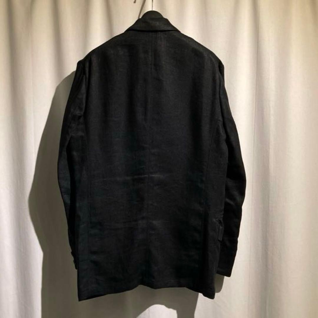 【black sign】 リネンジャケット　黒