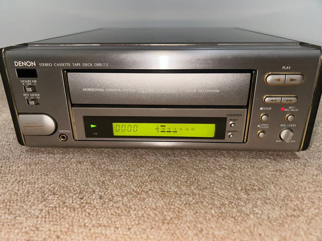 DENON DRR-7.5 ステレオカセットデッキ 動作品