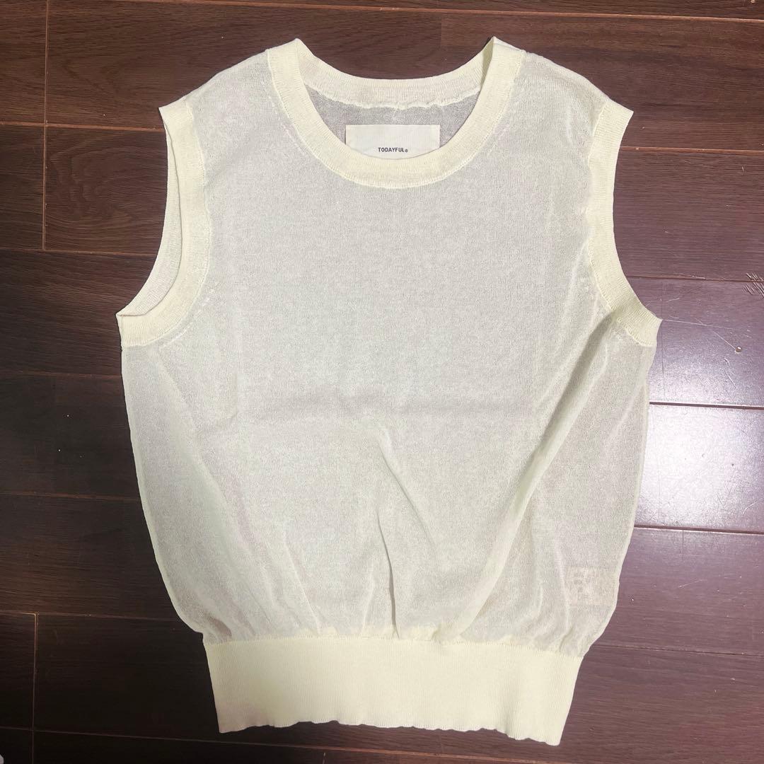 完売TODAYFUL×Studio Doe 2set Sheer Knit